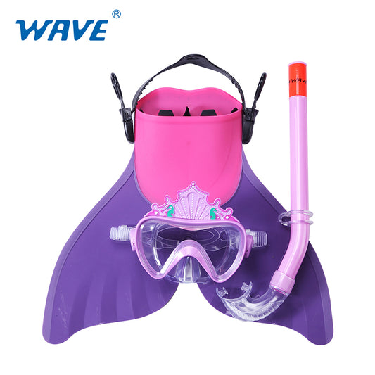 MSF-3128S31F72 Snorkelmask för barn Snorkelfenor Kit OEM
