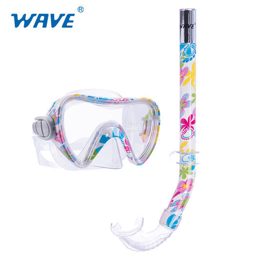 Anpassad MS-1031GS31W Snorkelmask för barn Snorkelset OEM ODM