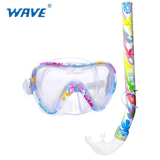 Anpassad MS-1031GS31W Snorkelmask för barn Snorkelset OEM ODM