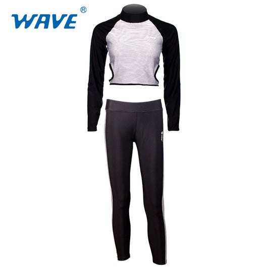 Fabbrica di abbigliamento Rashguard per adulti da spiaggia NSP1701 personalizzato per donne