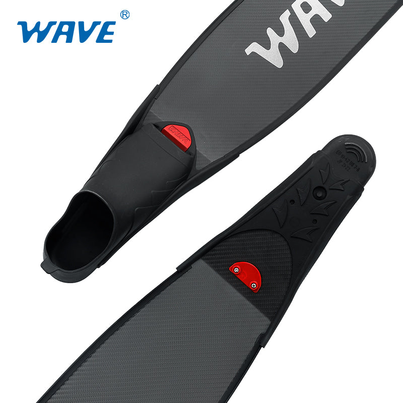 Bulk F-6877 Adult Long Carbon Fiber Snorkeling Diving Fins Supplier 5