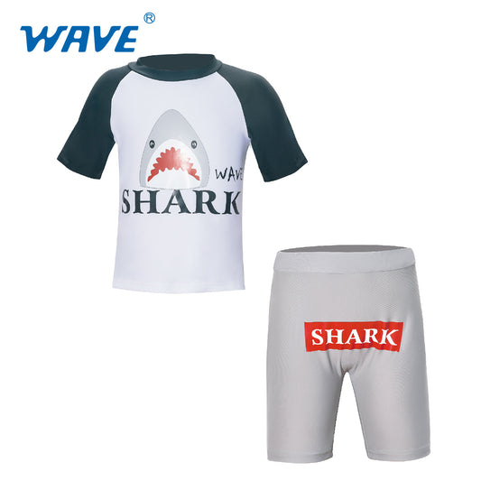 カスタム NSP2073 半袖子供用ラッシュガード衣類 OEM