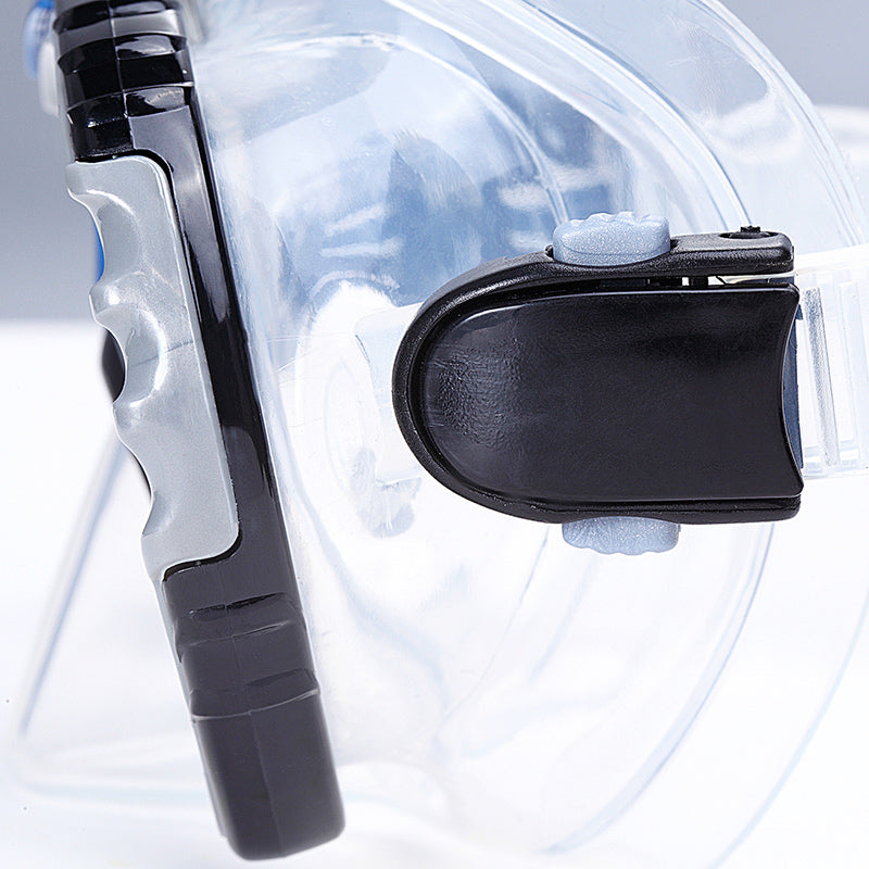 قناع غوص M-1381 مخصص للبالغين بعدسات زجاجية مقواة