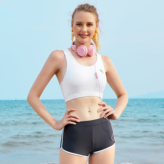 Wholesale Women White Split Type Swimwear Manufacturer