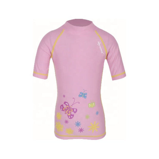 half sleeve girls rashguard freeshipping - wave-china
