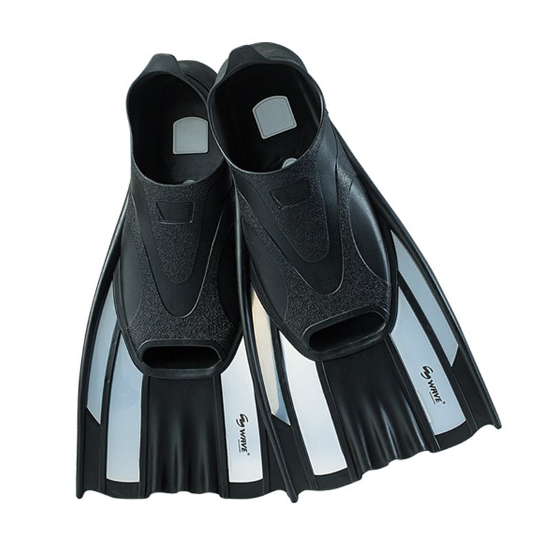 Svømmefinner i gummi for voksne med hel fotlomme