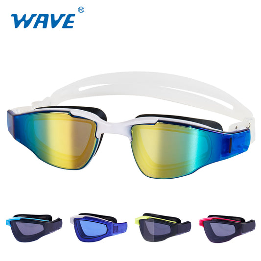 Bulk Mirror Electroplate Swimming Goggles Anti-fog UV Supplier