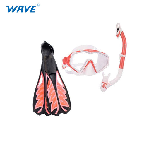 Adult Diver Scuba Mask Snorkelfot Dykkerfinner Svømmeføtter og snorkler