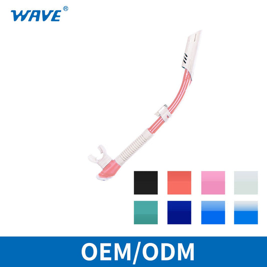 Silikon Snorkel Dykking svømming Scuba Tube