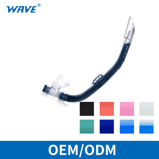 OEM Underwater Snorkeling Silicone Mouthpiece Spearfishing Diving Snorkel Tube
