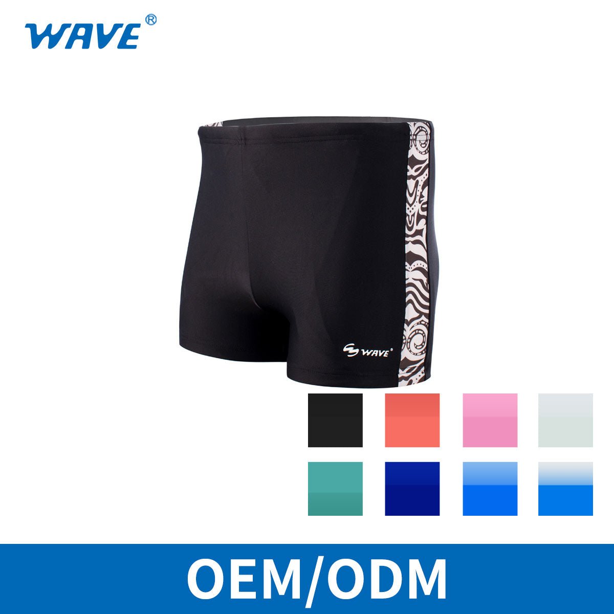 Fornitore produttore di pantaloncini da bagno boxer da uomo Wave