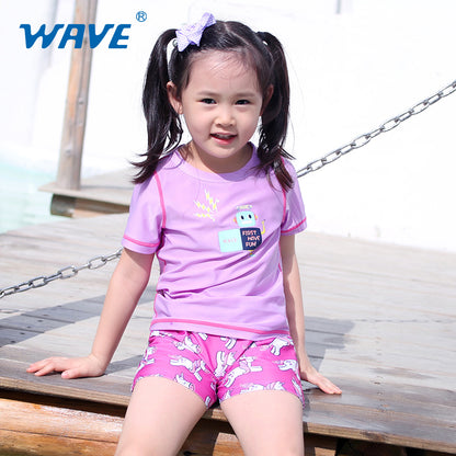 NSP2071 Short Sleeve Children Rashguard Clothing Custom