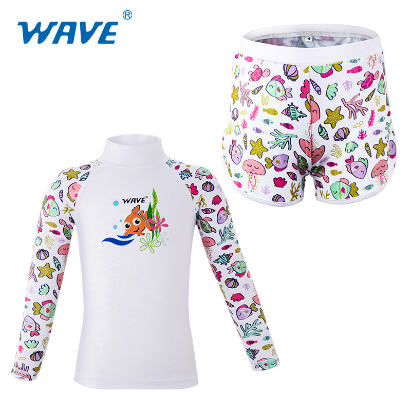 Custom NSP2092 Long Sleeve Kids Rashguard Clothing Factory