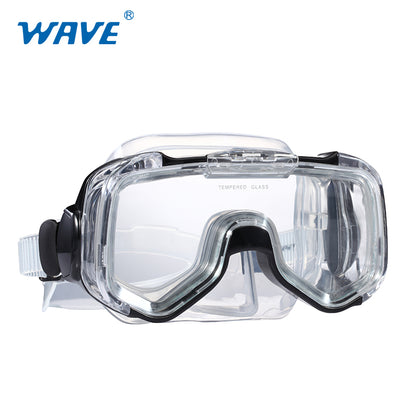 Bulk M-1316 Adult Three-window Snorkeling Diving Mask Supplier