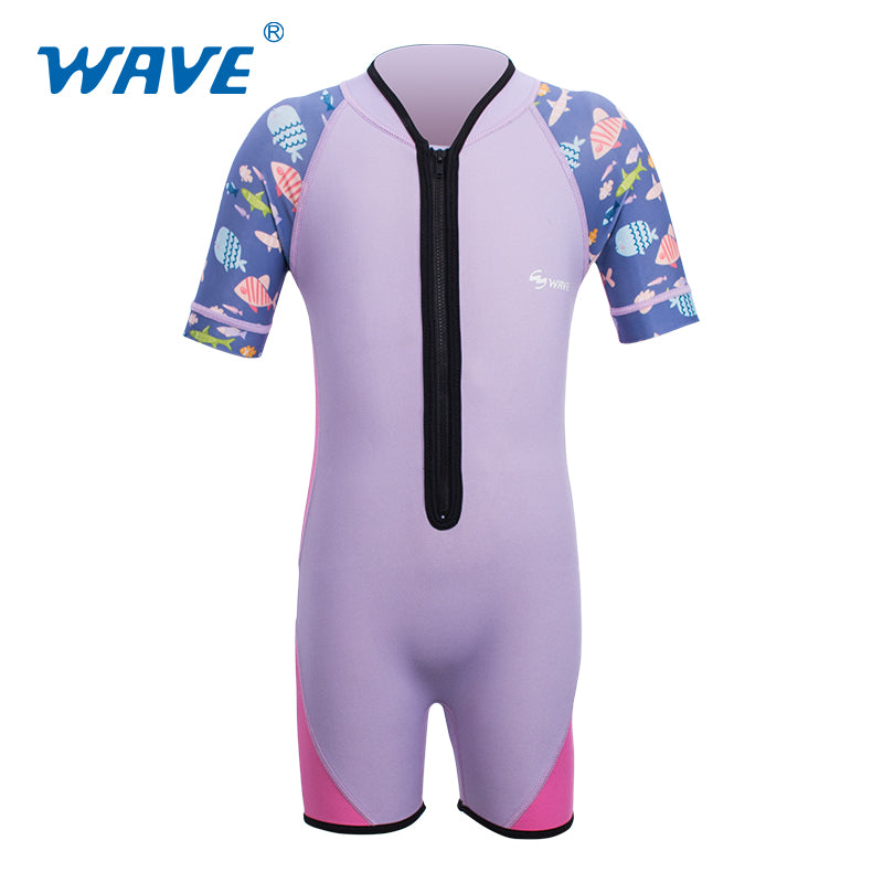 Custom NSS9046 Short Sleeve Children Rashguard Clothing Factory