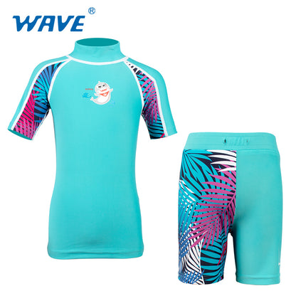 Custom NSP2049 Short Sleeve Kids Rashguard Clothing Wholesale