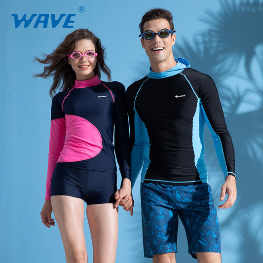 OEM ODM NSP8011 Beach Adult Rashguard Clothing Factory