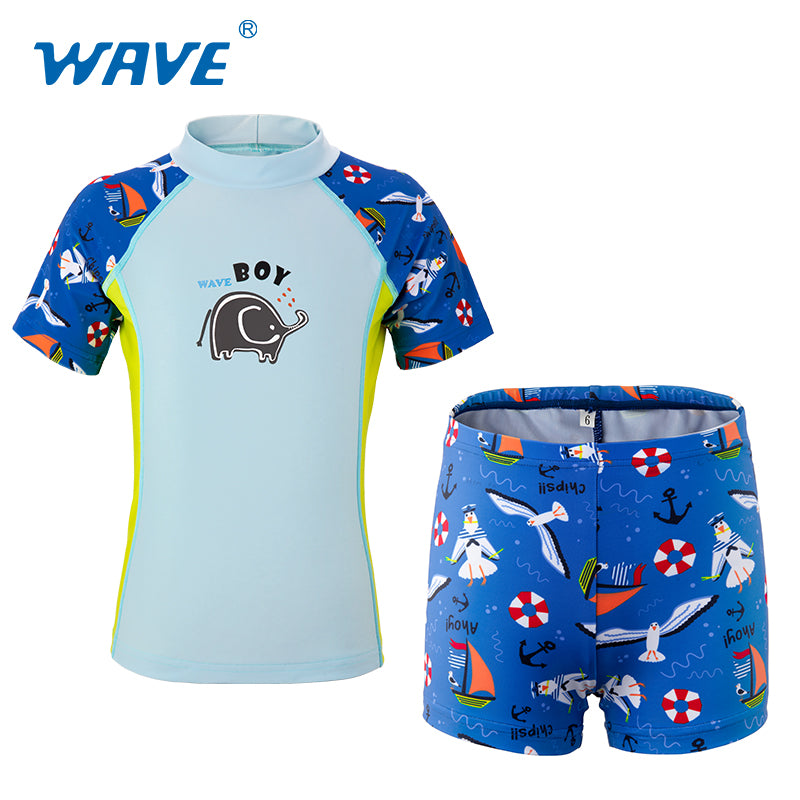 NSP2088 Short Sleeve Kids Rashguard Clothing Factory