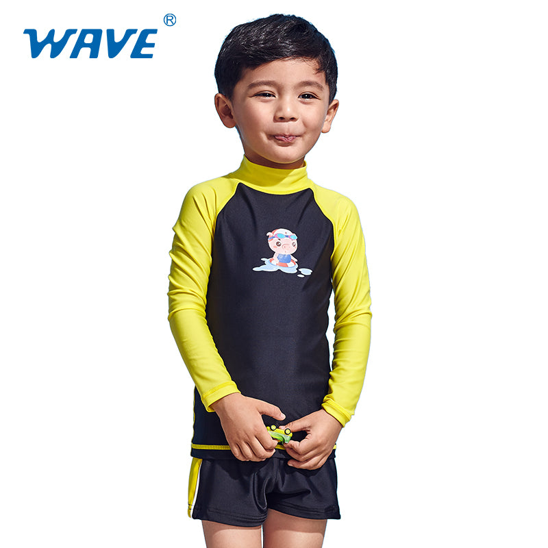 Bulk NSP1750LS Long Sleeve Kids Rashguard Clothing OEM