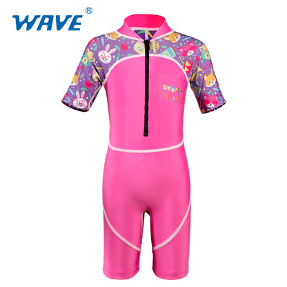 OEM ODM NSP2047 Short Sleeve Children Rashguard Clothing Factory