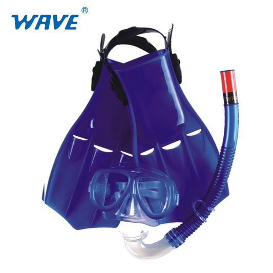Wholesale MSF-1024S41F9C Kids Snorkeling Mask Snorkel Fins Set Supplier