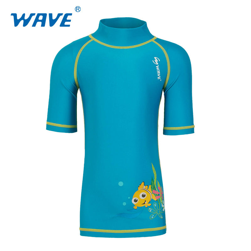 Bulk NSP7354F Short Sleeve Kids Rashguard Clothing Supplier