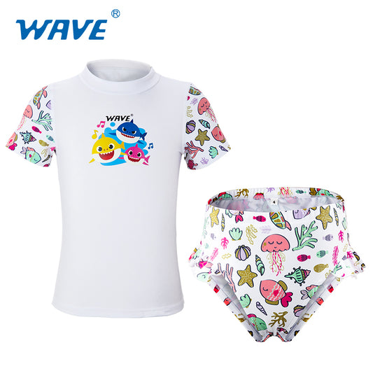 Wholesale NSP2091 Short Sleeve Kids Rashguard Clothing Factory