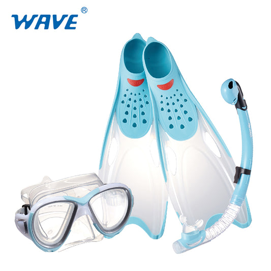 OEM ODM MSF-1386S56F71 Adult Snorkeling Mask Snorkel Fins Combo Set