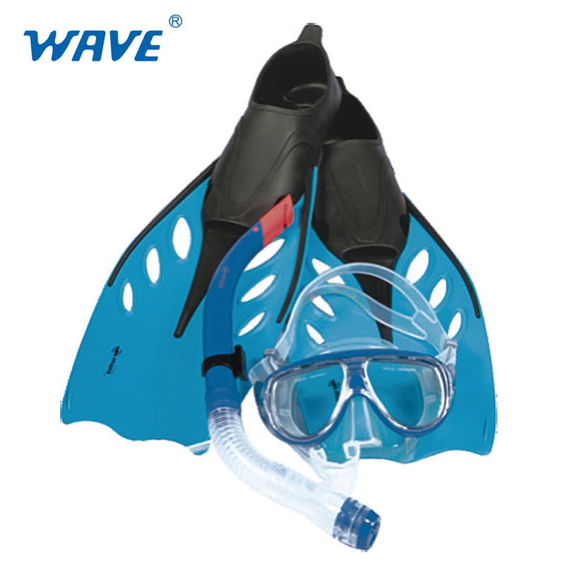 Bulk MSF-1340S43F61 Adult Snorkeling Mask Snorkel Fins kits Manufacturer