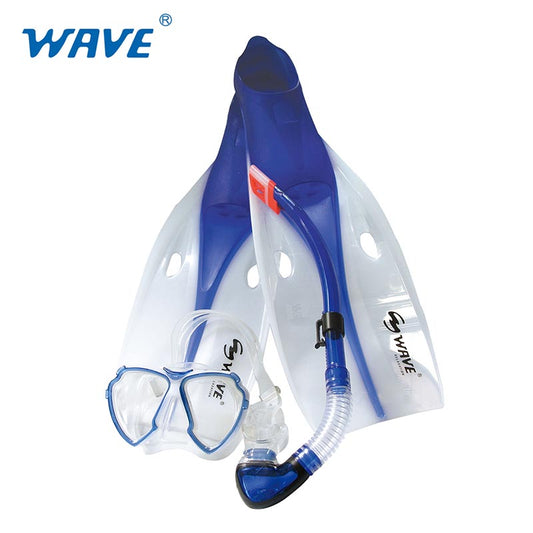 MSF-1342S50F49 Adult Snorkeling Mask Snorkel Fins Set Supplier