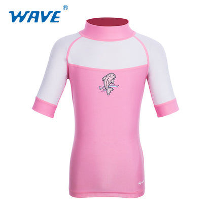 Custom NSP8018 Short Sleeve Kids Rashguard Clothing Supplier