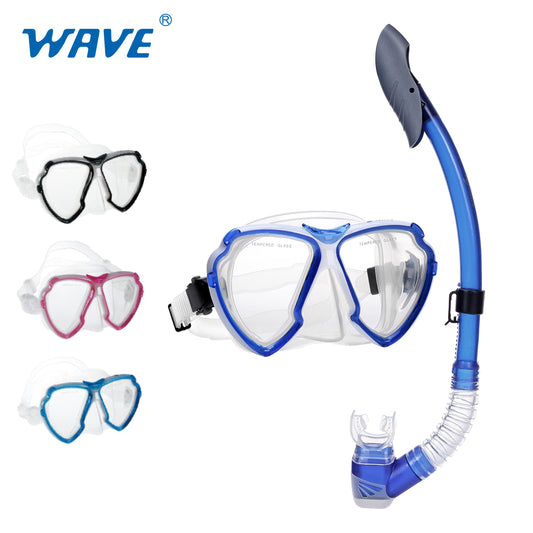 MS-1342S48D4 Adult Snorkeling Diving Mask Snorkel Kits Manufacturer