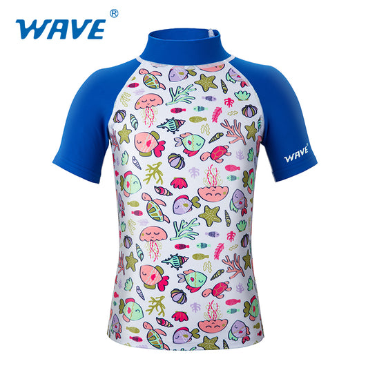 OEM ODM NSP2087 Short Sleeve Kids Rashguard Clothing Manufacturer