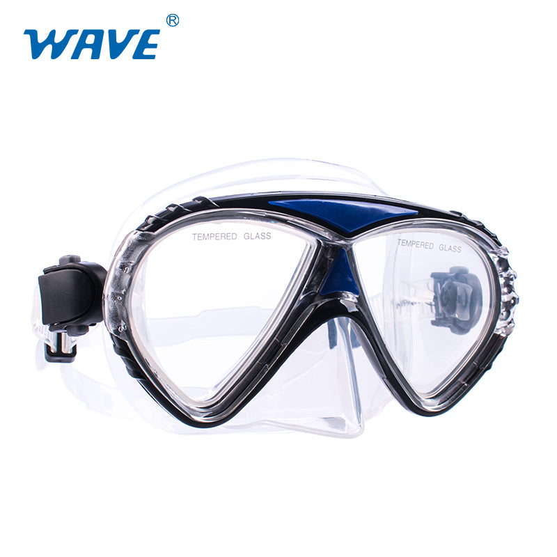 Custom M-1381 Adult Tempered Glass Lens Diving Mask Factory