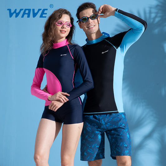 OEM ODM NSP8011 Beach Adult Rashguard Clothing Factory