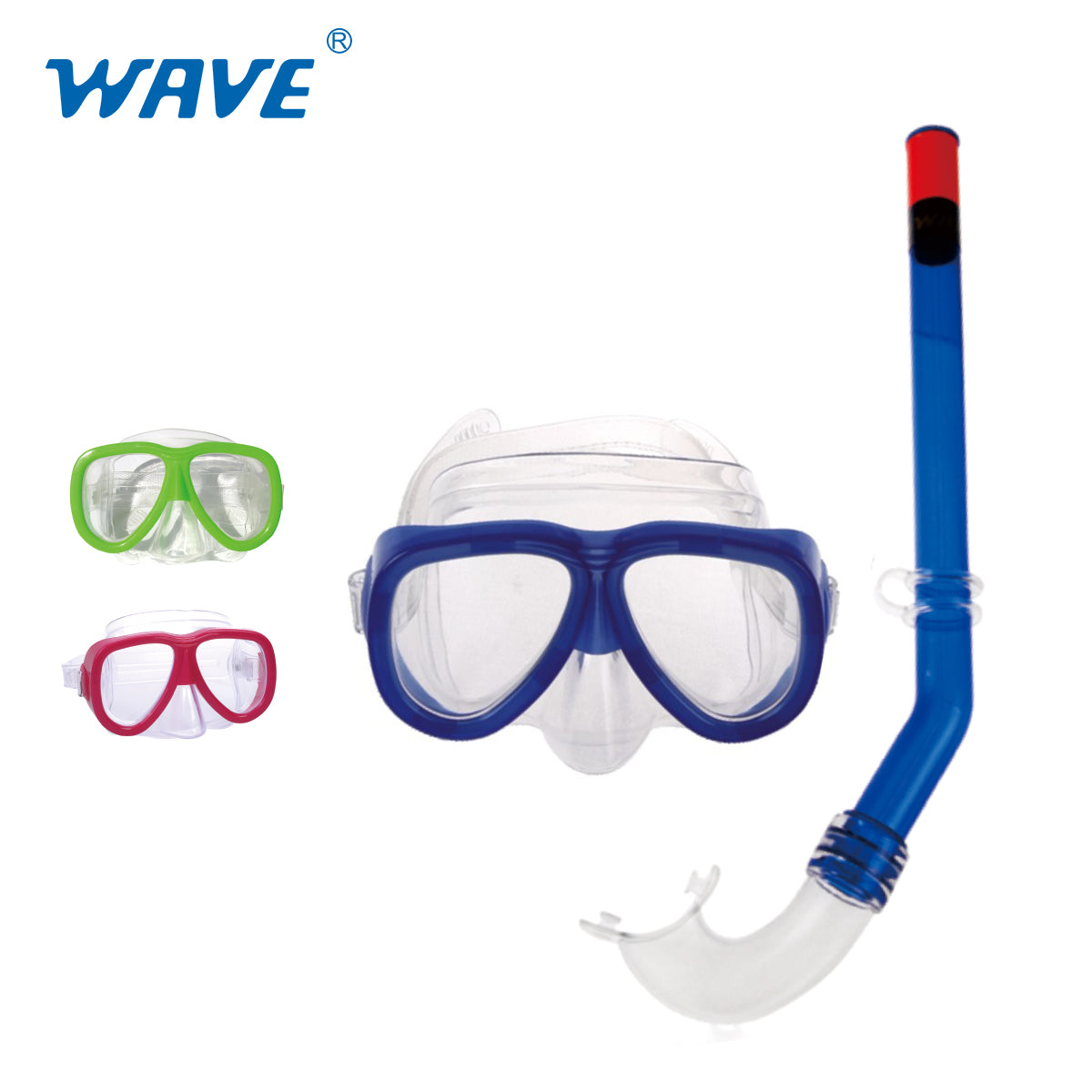 Custom MS-1024S37 Kids Snorkeling Mask Snorkel Set Supplier