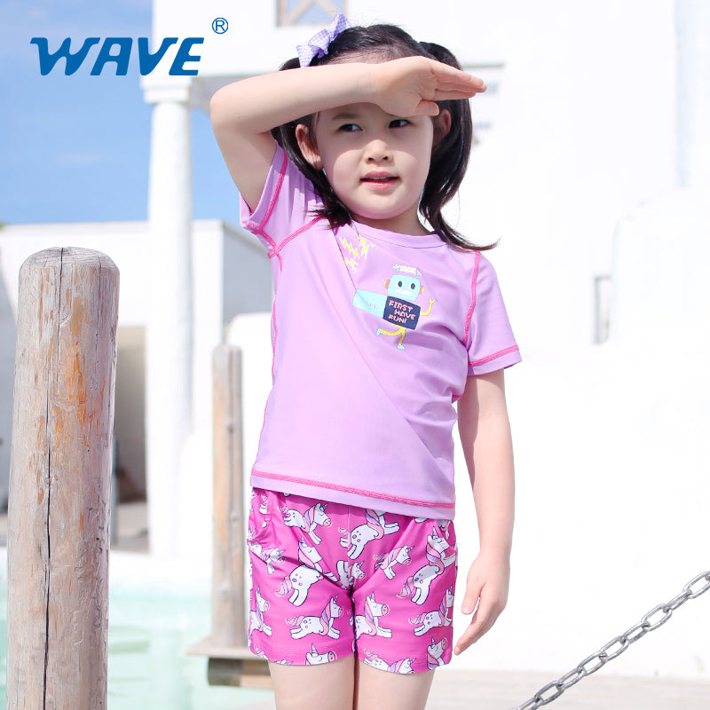 NSP2071 Short Sleeve Children Rashguard Clothing Custom