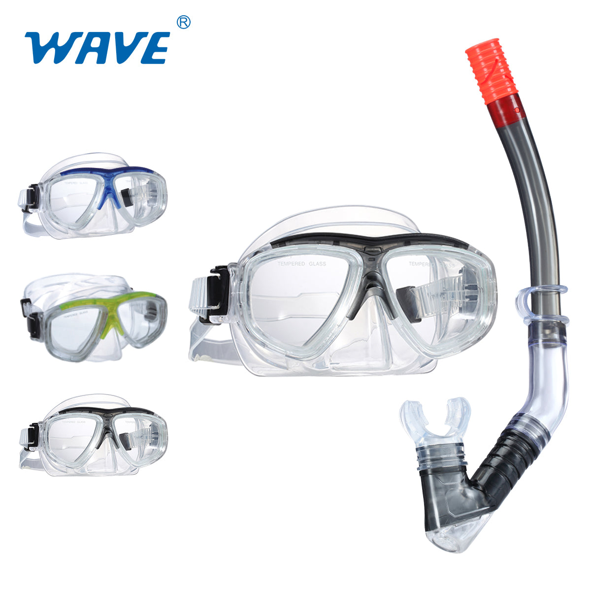 MS-1320S25 Adult Snorkeling Diving Mask Snorkel Kits Wholesale