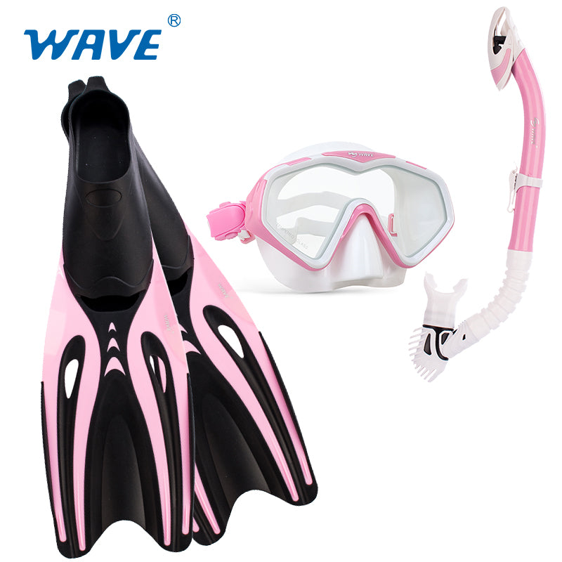 OEM MSF-1385S53F69 Adult Snorkeling Mask Snorkel Fins Set Manufacturer