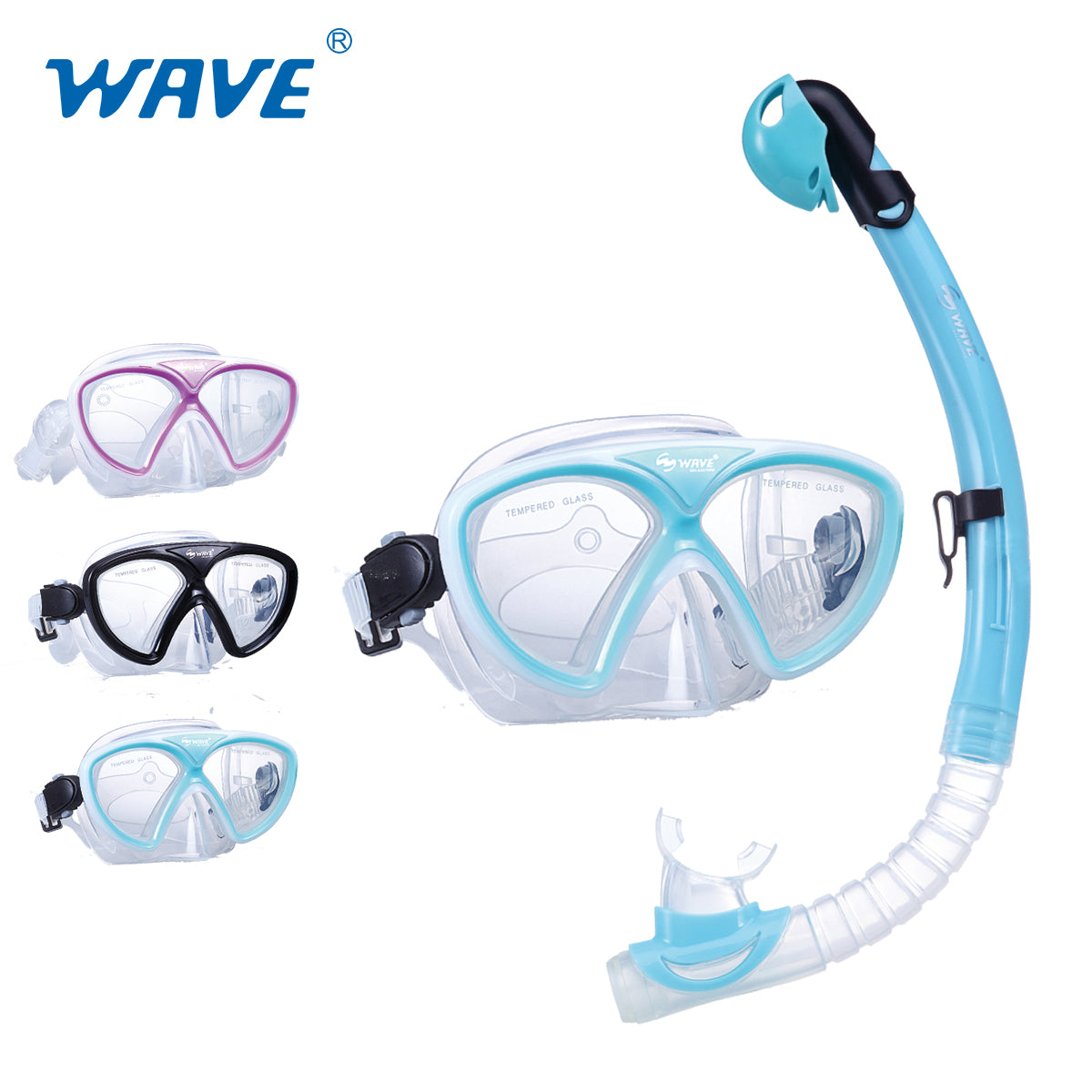 MS-1382S56 Youth Snorkeling Diving Mask Snorkel Set Supplier