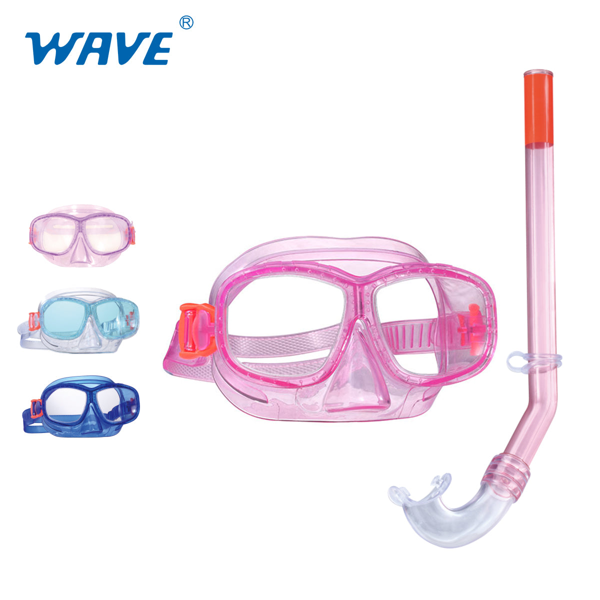 Wholesale MS-1038S37 Kids Snorkeling Mask Snorkel Set Supplier