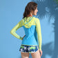 Custom NSP7262B Beach Adult Women Rashguard Clothing Wholesale