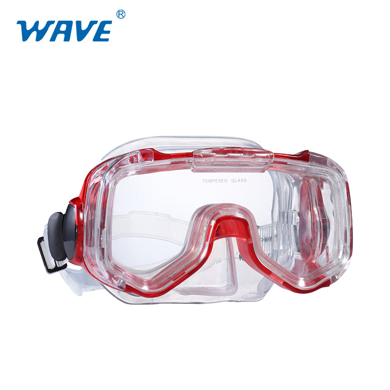 Bulk M-1316 Adult Three-window Snorkeling Diving Mask Supplier