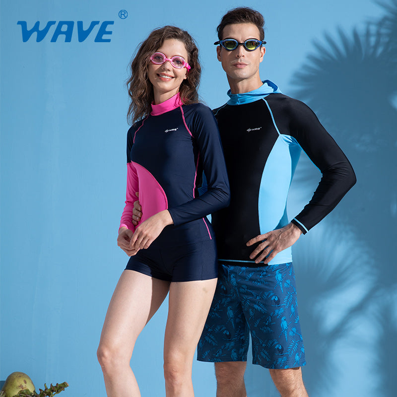 OEM ODM NSP8011 Beach Adult Rashguard Clothing Factory