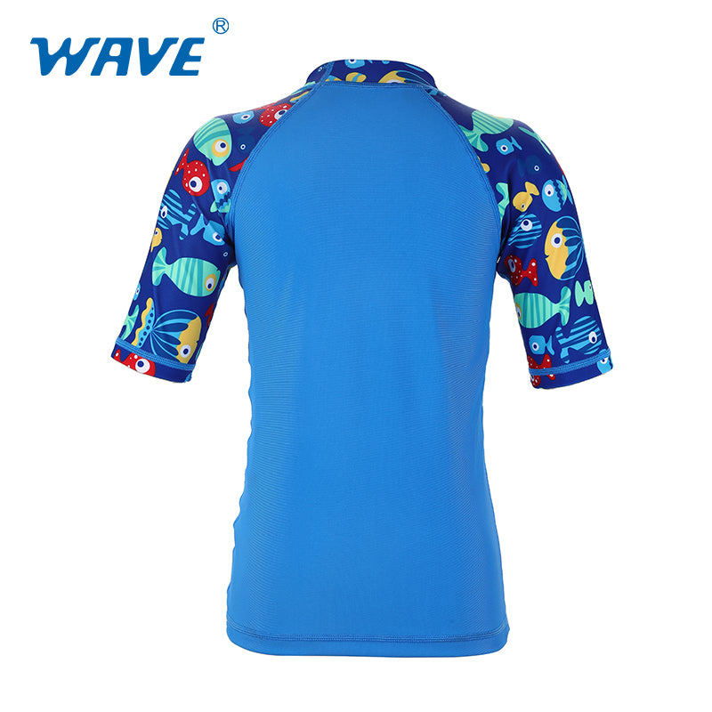 NSP2086 Short Sleeve Kids Rashguard Clothing Manufacturer