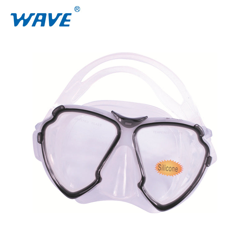 M-1342 Adult Classic wide vision Snorkeling Diving Mask Supplier