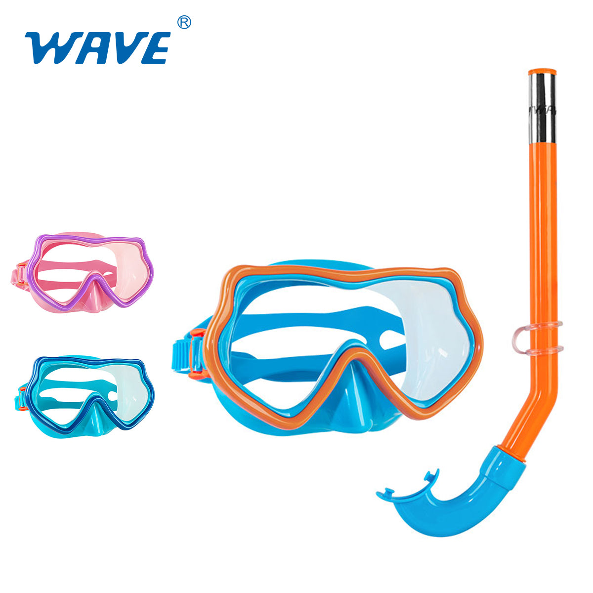 OEM MS-1045S37 Kids Snorkeling Mask Snorkel Set Supplier