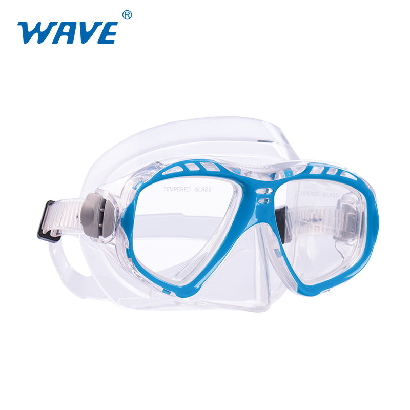 OEM M-1396 Adult Tempered Glass Lens Diving Mask Manufacturer