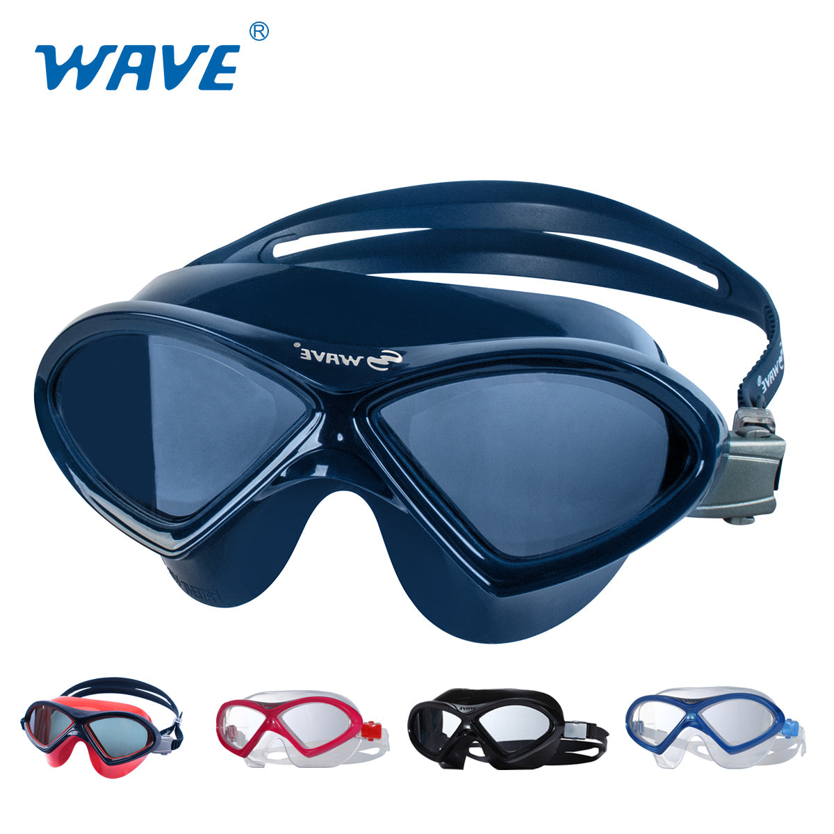 Custom M-1404 Anti-fog Adult Swimming Goggles mask Supplier