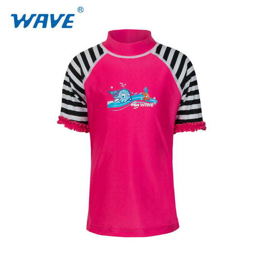 Bulk NSP7354C Short Sleeve Kids Rashguard Clothing Manufacturer